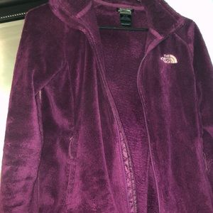 North face fuzzy jacket